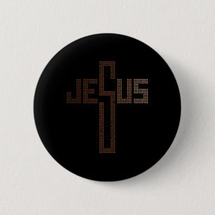 Jesus Cross Women Black History Month Men Christia 6 Cm Round Badge