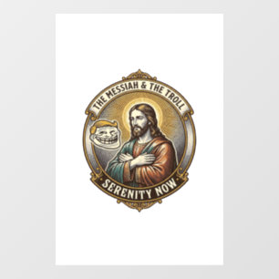 Jesus Crossing Arms Internet Troll Face Emoji Humo
