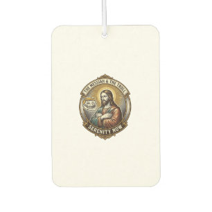 Jesus Crossing Arms Internet Troll Face Emoji Humo Car Air Freshener