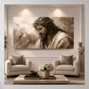 Jesus Crown of Thorns Wall Art Passion of Christ