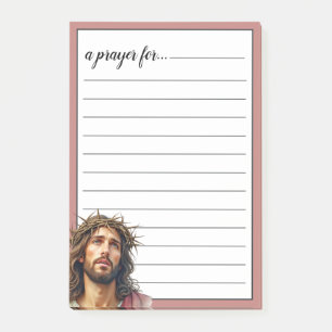 Jesus Crown of Thorns War Room Prayer Post-it Notes