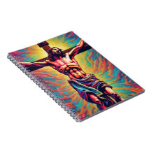 Jesus crucified notebook