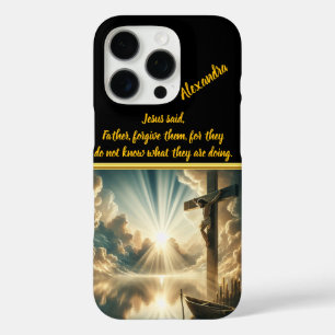 Jesus Crucifixion Above Waters of Reflection iPhone 16 Pro Case