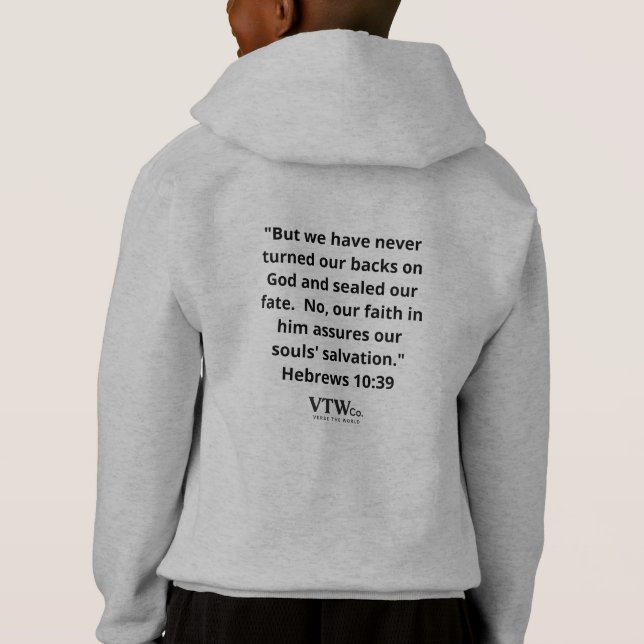 Jesus > Culture Boys Hoodie (Back)