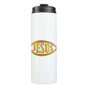 Jesus Customise It add name or initials! Thermal Tumbler