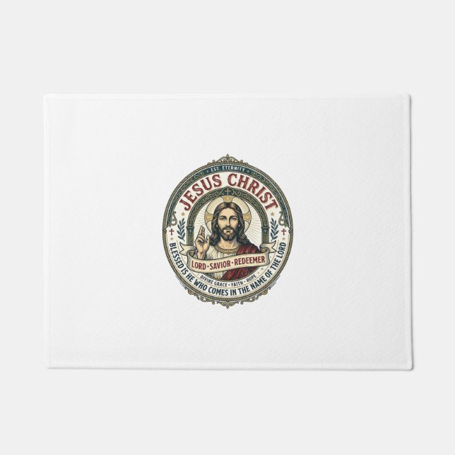 Jesus Dance Ballerina Studio Graphic Tee Christian Doormat (Front)
