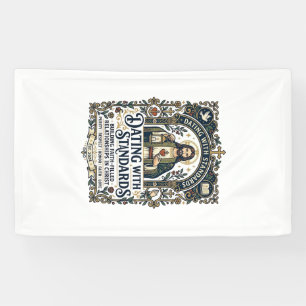 Jesus Dating Christian Relationship Humor Shirt Fa Banner