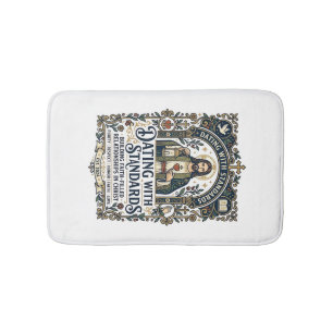 Jesus Dating Christian Relationship Humour Shirt F Bath Mat