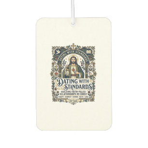 Jesus Dating Christian Relationship Humour Shirt F Car Air Freshener