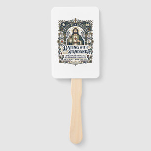 Jesus Dating Christian Relationship Humour Shirt F Hand Fan