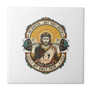 Jesus Dead Headphones Mid Set Silent Workout Gym H Ceramic Tile