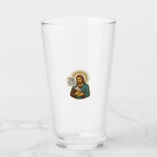 Jesus Dead Phone No Music Heavy Lift Gym Humor_1 Glass