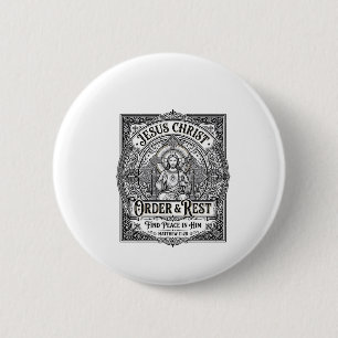 Jesus Declutter Clean Home Shirt Christian Graphic 6 Cm Round Badge