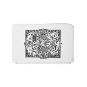 Jesus Declutter Clean Home Shirt Christian Graphic Bath Mat