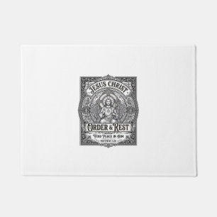 Jesus Declutter Clean Home Shirt Christian Graphic Doormat