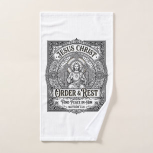 Jesus Declutter Clean Home Shirt Christian Graphic Hand Towel