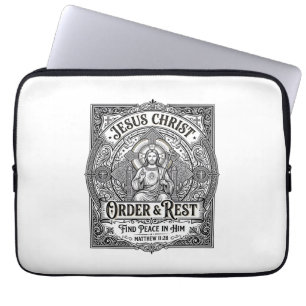 Jesus Declutter Clean Home Shirt Christian Graphic Laptop Sleeve
