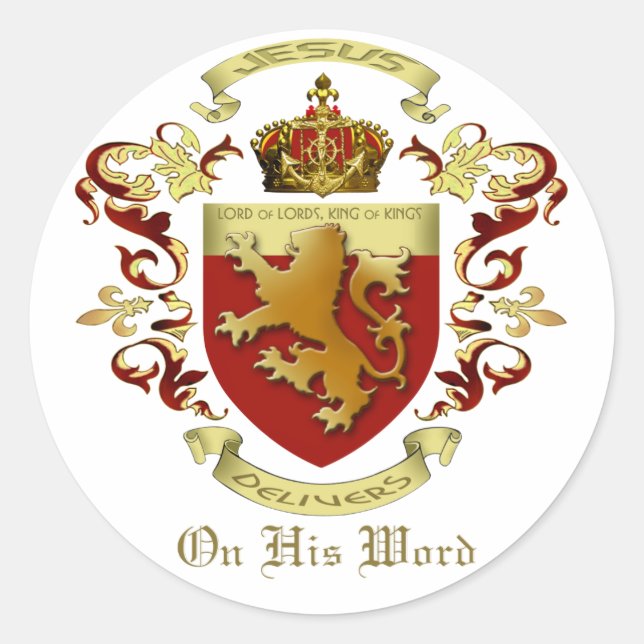 Jesus Delivers Sticker (Front)