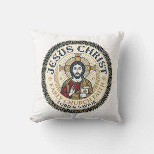 Jesus Desert Fathers Ancient Christian T-Shirt Ins Cushion