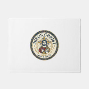 Jesus Desert Fathers Ancient Christian T-Shirt Ins Doormat