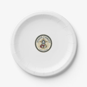 Jesus Desert Fathers Ancient Christian T-Shirt Ins Paper Plate