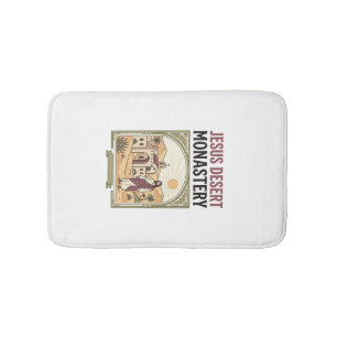 Jesus Desert Monastery Jesus Desert Monastery Chri Bath Mat