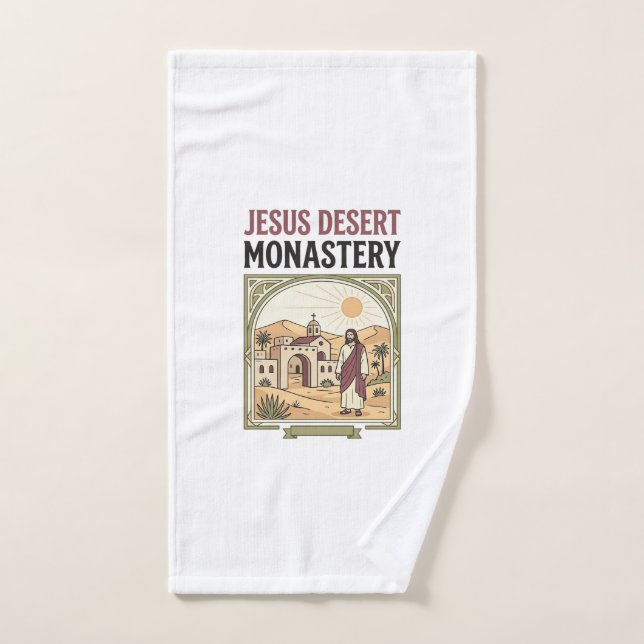 Jesus Desert Monastery Jesus Desert Monastery Chri Hand Towel (Hand Towel)