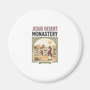 Jesus Desert Monastery Jesus Desert Monastery Chri Magnet