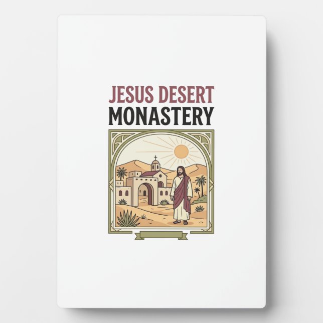Jesus Desert Monastery Jesus Desert Monastery Chri Plaque (Front)