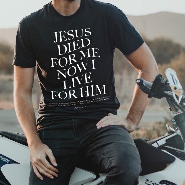 Jesus Died For Me  | Christian Aesthetic Apparel T-Shirt (Creator Uploaded)