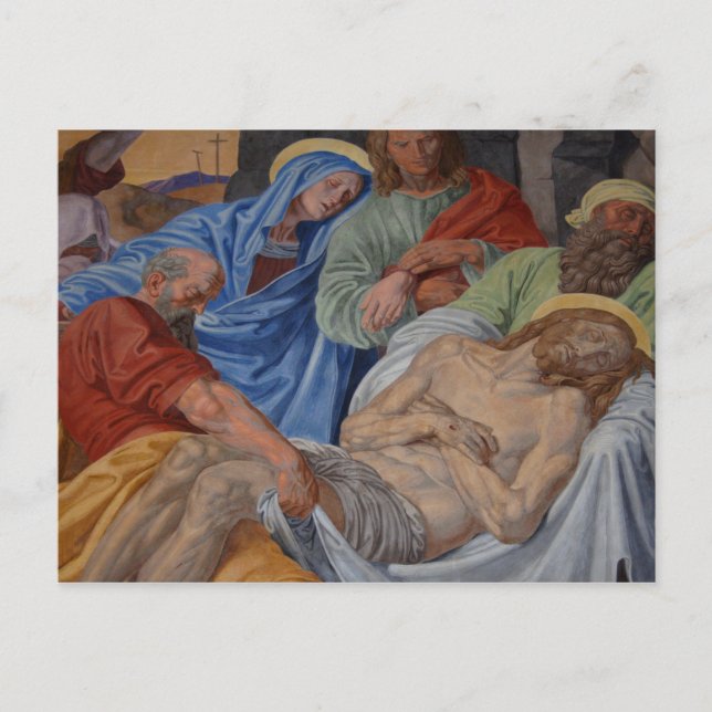 Jesus Died For Us Postcard (Front)