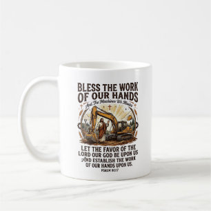 Jesus Diesel Mechanic Heavy Equipment Shirt Faith Coffee Mug