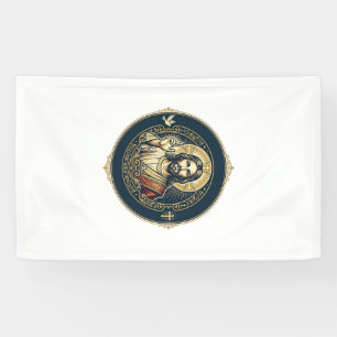 Jesus Digital Artist iPad Art T-Shirt Inspirationa Banner