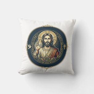 Jesus Digital Artist iPad Art T-Shirt Inspirationa Cushion