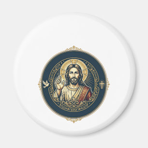 Jesus Digital Artist iPad Art T-Shirt Inspirationa Magnet
