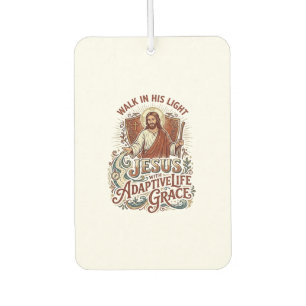 Jesus Disability Encouragement T-Shirt Inspiration Car Air Freshener