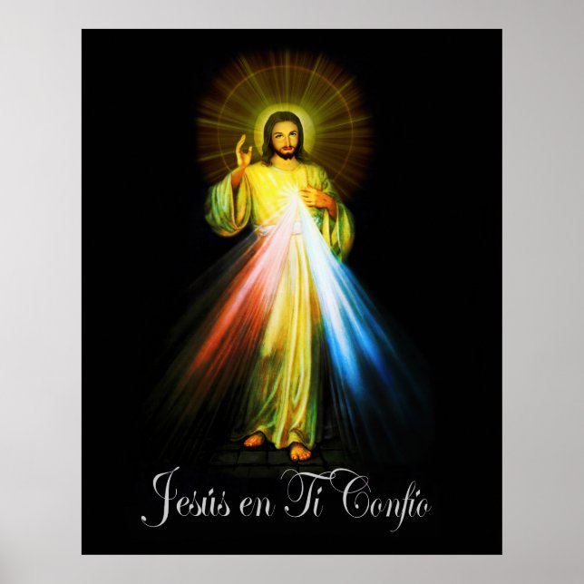 Jesus Divina Misericordia - Divine Mercy Jesus Poster (Front)