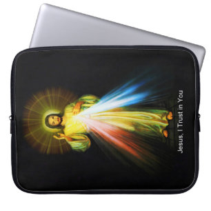Jesus Divine Mercy Computer Sleeve
