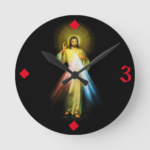 Jesus Divine Mercy Hour Clock