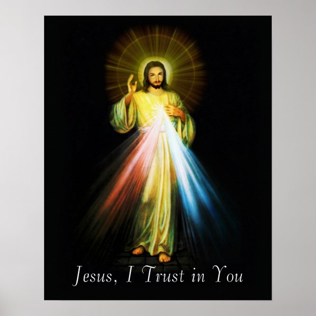 Jesus Divine Mercy Poster (Front)