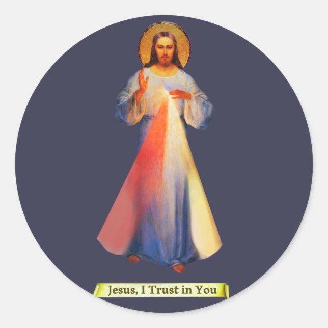 Jesus Divine Mercy Sticker (Front)