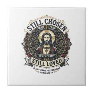 Jesus Divorce Recovery Shirt Christian Graphic_1 Ceramic Tile