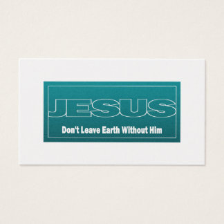JESUS Don't Leave Earth Without Him Tract Cards /