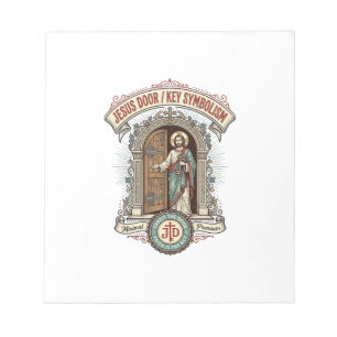 Jesus Door Key Symbolism Jesus Door Key Symbolism Notepad