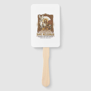 Jesus Dove Messenger Jesus Dove Messenger Christia Hand Fan