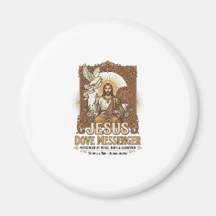 Jesus Dove Messenger Jesus Dove Messenger Christia Magnet