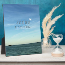 Jesus & Dove Serene Faith Sky Art