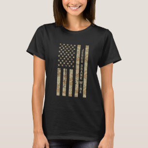 Jesus Drank Wine Funny Drinking Desert Camo Americ T-Shirt
