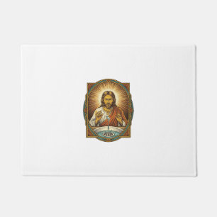 Jesus Dropped Contact Lens Bathroom Sink Drain Bli Doormat