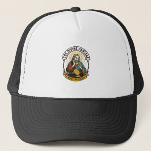 Jesus Dropped Perfect Pancake Flipping Missed Pan Trucker Hat